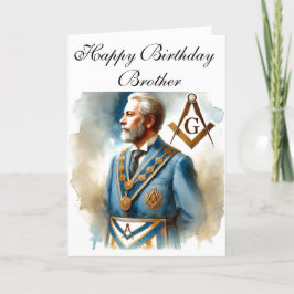 Freemason Masonic Freemason Geburtstag Dankeskarte