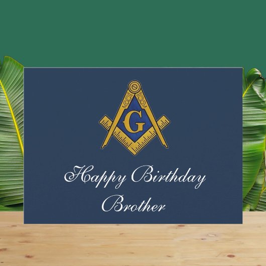 Freemason Masonic Freemason Geburtstag Dankeskarte