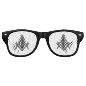 Freemason Masonic Gifts Square Compass Partybrille (Vorderseite)