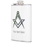 Freemason Masonic Gifts Square Freimaurerei Flachmann (Links)