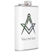 Freemason Masonic Gifts Square Freimaurerei Flachmann (Rechts)
