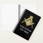 Freemason Masonic Gifts Square und Compass Black Planer (Anzeige)