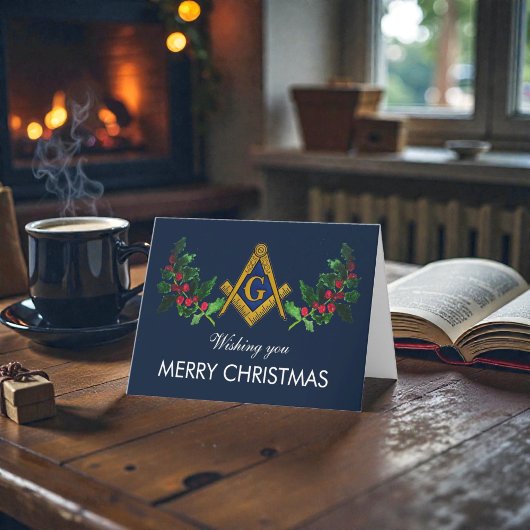 Freemason Masonic Mason Freemason Weihnachten Dankeskarte