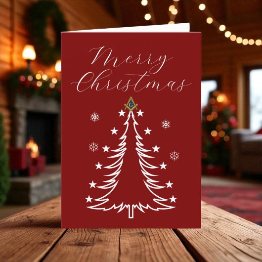Freemason Masonic Mason Freemason Weihnachten Dankeskarte