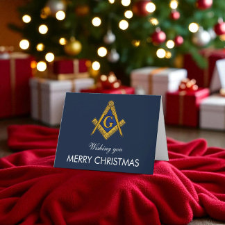 Freemason Masonic Mason Freemason Weihnachten Dankeskarte