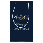 Freemason Masonic Mason Freemason Weihnachten Kleine Geschenktüte (Vorderseite)