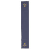 Freemason Masonic Masonry Square und Compass Großer Tischläufer (Vorderseite)
