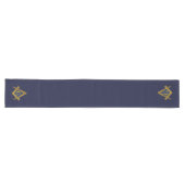 Freemason Masonic Masonry Square und Compass Großer Tischläufer (Horizontal)