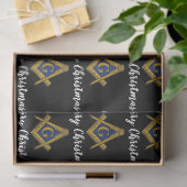 Freemason Masonic Square Freemasonry Christmas  Seidenpapier (Geschenk)