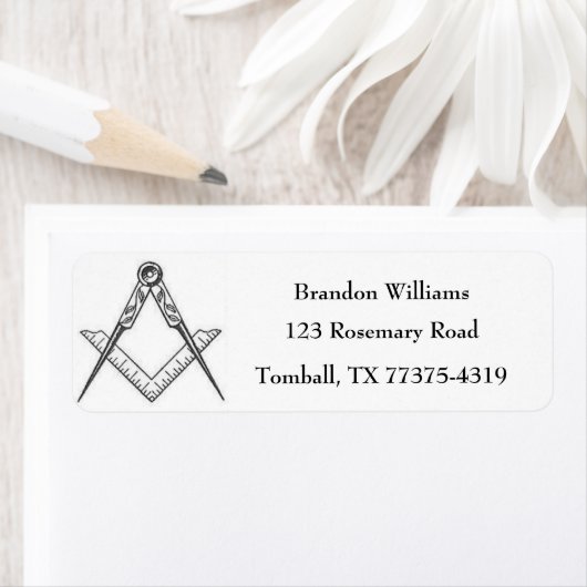 Freemason Masonic Square und Compass (Insitu)