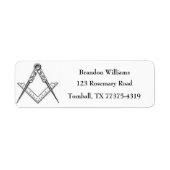 Freemason Masonic Square und Compass (Vorne)