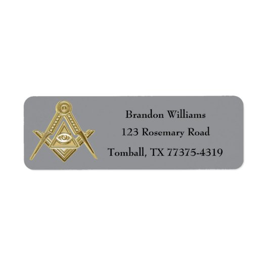 Freemason Masonic Square und Compass (Vorne)