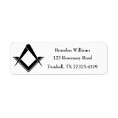 Freemason Masonic Square und Compass (Vorne)