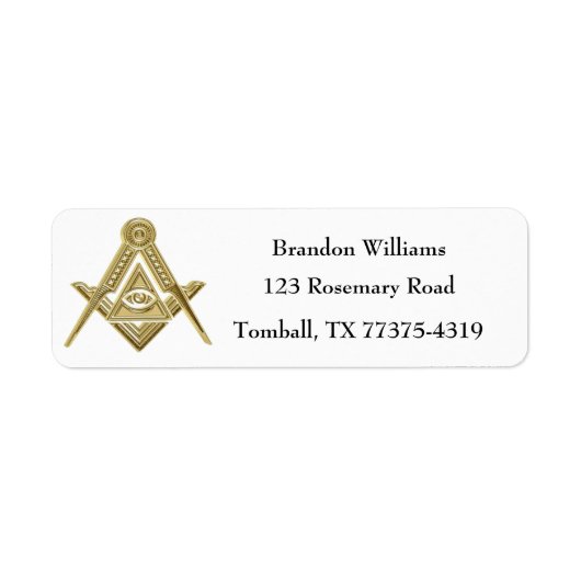 Freemason Masonic Square und Compass (Vorne)