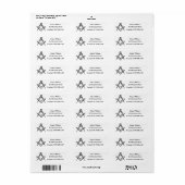 Freemason Masonic Square und Compass (Vorne)