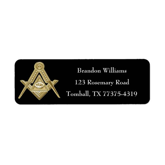 Freemason Masonic Square und Compass (Vorne)