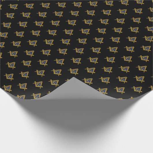 Freemason Masonic Square und Compass Freimaurerei Geschenkpapier (Ecke)