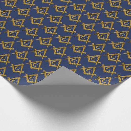 Freemason Masonic Square und Compass Freimaurerei Geschenkpapier (Ecke)