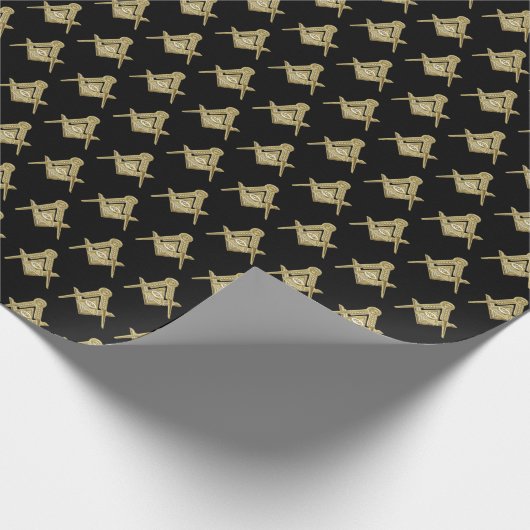 Freemason Masonic Square und Compass Freimaurerei Geschenkpapier (Ecke)