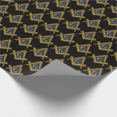 Freemason Masonic Square und Compass Freimaurerei Geschenkpapier (Ecke)