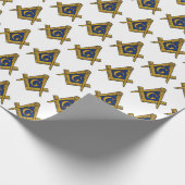 Freemason Masonic Square und Compass Freimaurerei Geschenkpapier (Ecke)