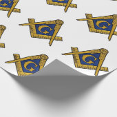 Freemason Masonic Square und Compass Freimaurerei Geschenkpapier (Ecke)
