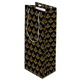 Freemason Masonic Square und Compass Freimaurerei Geschenktüte Für Weinflaschen