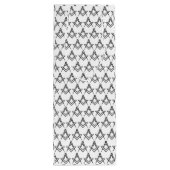 Freemason Masonic Square und Compass Freimaurerei Geschenktüte Für Weinflaschen (Rückseite)