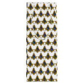 Freemason Masonic Square und Compass Freimaurerei Geschenktüte Für Weinflaschen (Rückseite)