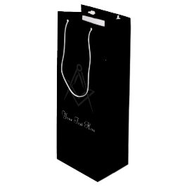 Freemason Masonic Square und Compass Freimaurerei Geschenktüte Für Weinflaschen