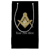Freemason Masonic Square und Compass Freimaurerei Kleine Geschenktüte (Vorderseite)