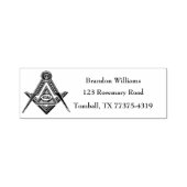 Freemason Masonic Square und Compass Permastempel (Design)