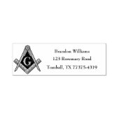 Freemason Masonic Square und Compass Permastempel (Design)