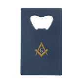 Freemason Masonic verleiht Blue Square und Compass Geldbeutel Flaschenöffner (Rückseite)