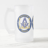 Freemason Mattglas Bierglas (Links)