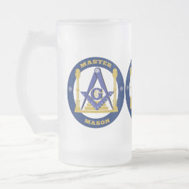 Freemason Mattglas Bierglas