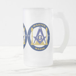 Freemason Mattglas Bierglas
