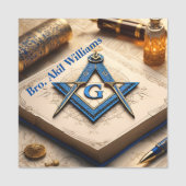 Freemason Namensschild (Vorderseite)