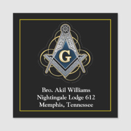Freemason Namensschild