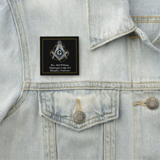 Freemason Namensschild (Beispiel)