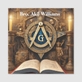 Freemason Namensschild (Vorderseite)