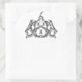 Freemason Ovaler Aufkleber (Tasche)