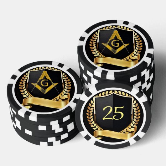 Freemason Pokerchips (Stapel)