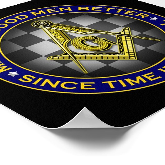 Freemason Poster (Ecke)