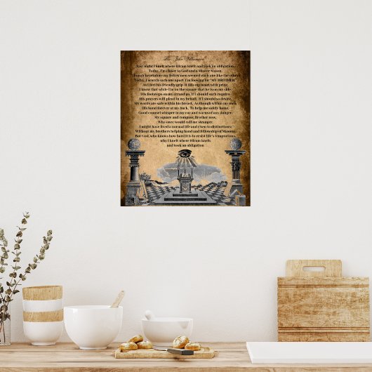 Freemason Poster (Küche)