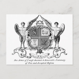Freemason Postkarte