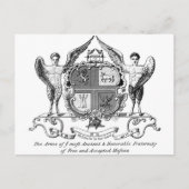 Freemason Postkarte (Vorderseite)