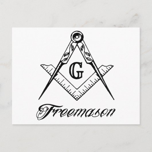 Freemason Postkarte (Vorderseite)