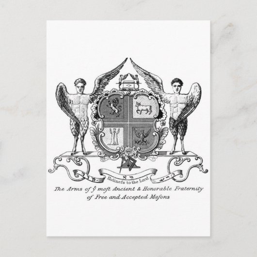Freemason Postkarte (Vorderseite)
