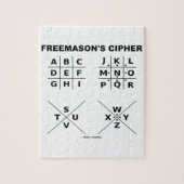 Freemason’s Cipher Puzzle (Vertikal)